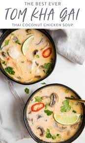 Turn off heat and stir in lime juice. Best Ever Tom Kha Gai Soup Thai Coconut Chicken Soup 40 Aprons