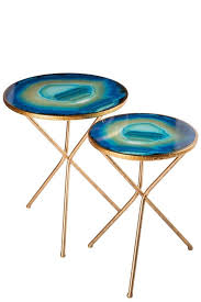 These Nesting Side Tables From Statements By J Are The Perfect Size To Add A Splash Of Color Without Overwhelming A Room Nesting Tables Side Table Agate Table
