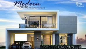 แบบบ าน 2 ช น สไตล โมเด ร น ใหม ล าส ด จากอย ธยาร บสร างบ าน แบบบ านภายนอก สถาป ตยกรรมสม ยใหม สถาป ตยกรรมบ าน
