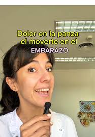 Alivio para el dolor de panza durante el embarazo