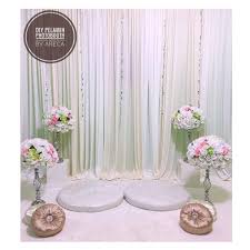 Show your creativity by renting and set up your baby's dais. Diy Pelamin Tunang Simple Murah Perak