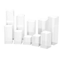 Clear Perspex Acrylic Pedestals and Plinths