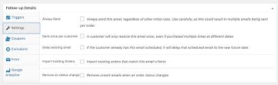 Yet while email marketing remains incredibly effective today, coming up with the copy for those emails has never been super. Follow Ups Woocommerce Docs