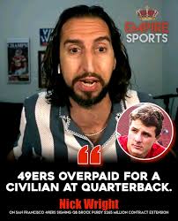 Just a 'little' pay difference between Mahomes and Purdy. 49ers will have  to address this in the off-season.