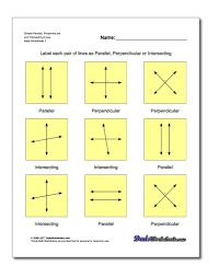 The Basic Geometry Worksheets In This Section Cover A Number Of Basic Areas Of Knowledge In This Deep Sectio Basic Geometry Geometry Worksheets Math Worksheets