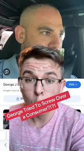 George Salesman in Front of Store