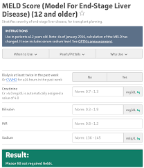 Image result for MELD Score