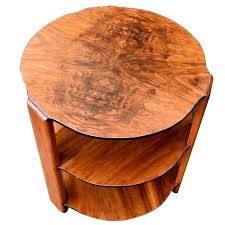 English 1930s Art Deco Tiered Walnut Coffee Table In 2020 Art Deco Coffee Table French Art Deco Table Walnut Coffee Table