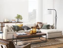 Pottery Barn On Instagram Design Tip The Streamlined Silhouette Of Our New Bolinas Sectional Paired With The Open Des Rooms Home Decor Coffee Table Decor