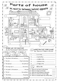 Parts Of The House Worksheet Free Esl Printable Worksheets Made By Teachers English Teaching Resources Learning English For Kids Printable Worksheets