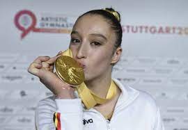 Nina derwael of belgium scores a 15.141 (6.5) during qualifications at the 2019 world artistic. Nina Derwael The Gymternet