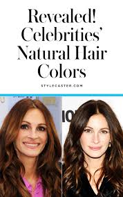It's no wonder that she typically dyes her hair. Revealed Celebrities Natural Hair Colors Stylecaster