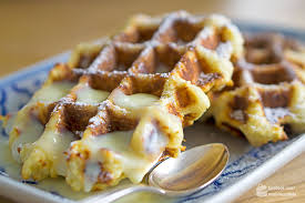 Belgische Waffeln Mit Vanillesosse Madame Cuisine
