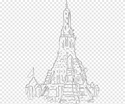 Thailand girl guide coloring page 150 x 200px 12.3kb. Wat Pho Wat Arun Drawing Line Art Coloring Book Thailand Monochrome Painting Png Pngegg