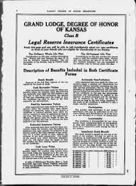 Maybe you would like to learn more about one of these? Kansas Degree Of Honor Messenger From Winfield Kansas On April 1 1936 8