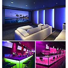 Minger Led Strip Lights Kit Waterproof 32 8ft 5050 Rgb 300led Strips Lighting Flexible Color Changing Rope Lights With 44 Key Ir Remote Ideal For Room Home Kitchen Party Dc 12v 3a Ul Listed