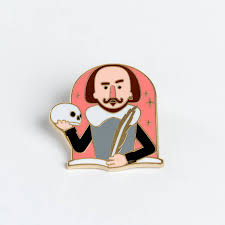 Wholesale Shakespeare Enamel Pin for your store