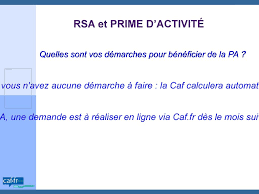 Sauter à la navigation sauter à la recherche. Rsa Et Prime D Activite Ppt Telecharger