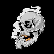 التوضيح الجمجمة جمجمة التدخين جمجمة png والمتجهات للتحميل مجانا illustration tete de mort art vectoriel illustration vectorielle