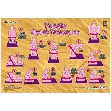 2000 gambar animasi orang mengaji hd gratis infobaru. Mainan Edukasi Islami Puzzle Tata Cara Sholat Anak Perempuan Shopee Indonesia