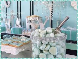 Using the classic color palette of tiffany blue, black, white and silver, the venue had a soft and sweet look. Tiffany Baby Shower Baby Shower Ideas 4u