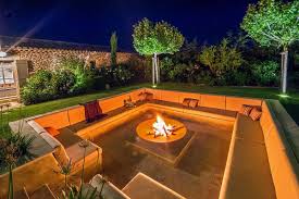 A deep furrow or ditch. Cozy Fire Pit Sitting Area Cozyplaces