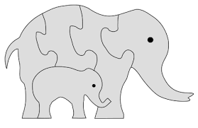 As children work jigsaw puzzles, they are forced to consider the details of the picture they are assembling and the story it conveys. Diy Jigsaw Puzzles Free Patterns Stencils And Templates Patterns Monograms Stencils Diy Projects