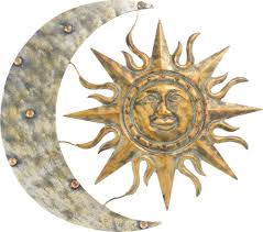 Bring celestial style to your home with this gorgeous sun and moon wall sculpture. Sun And Moon Wall Decor Visualhunt