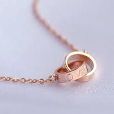 To revisit this article, visit my profile, thenview saved stories. China Double Rings Pendants 18k Rose Gold Color Gold Necklace Female Short Design Chain Titanium Fashion China Double Rings Pendant Necklaces And Cheapest Necklace Price
