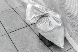 Second, the shape does matter. Single Sandbag White Plastic Bag Filled With Sand Used As A Stock Photo Picture And Royalty Free Image Image 93847478