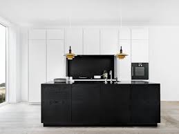 solid wood kitchen with push to open