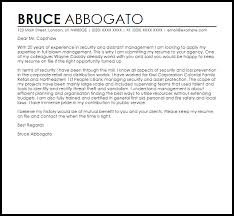 Keep your submission succinct, but make sure you include relevant information to support your candidacy for the open position. Security Manager Cover Letter Sample Cover Letter Templates Examples