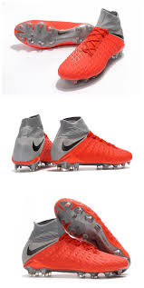 2017 nike hypervenom phantom iii fg fußballschuhe. Nike Hypervenom Phantom Iii Df Fg Cleats Gray Red Kids Soccer Shoes Cool Football Boots Football Shoes