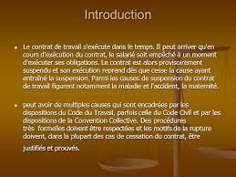 La Cessation Et La Suspension Du Contrat De Travail Ppt Video Online Telecharger