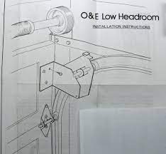 I installed the new clopay door and it was relatively easy. Garage Door Low Clearance Kit Garage Door Stuff Garage Doors Residential Doors Garage Door Installation