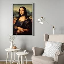 Bjorksta Picture And Frame Mona Lisa Aluminum Color Ikea In 2020 Ikea Home Decor Color