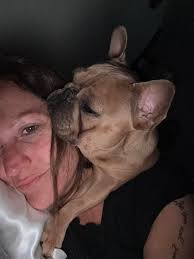 Sadie likes to tell me how she feels every morning before we get out of  bed!! 🤣😍