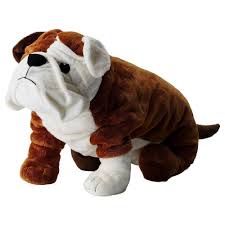 Ikea Plush Large Bulldog English Bulldog Klumpig Stuffed Animal Nwt 21 Soft Toy Animals Bulldog Cute Animal Pictures