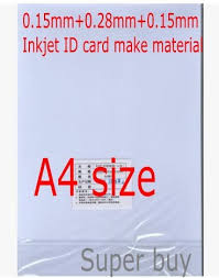 Choosing the right id card printer for your business to print id cards is not as easy as it sounds. Pvc Id Card Making Material Inkjet Pvc Blank Sheets Student Card Membership Card Making Material A4 Size 0 58mm Thick Card Making Card Cardcard A4 Aliexpress