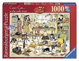 15% off with code zazjunecards. Ravensburger Linda Jane Smith Vintage No 3 Sunset Ices 1000pc Jigsaw Puzzle Crazy Cats Toys Games Jigsaw Puzzles