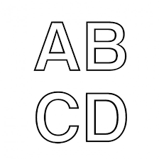 Télécharger et imprimer ces coloriages de lettres de l alphabet gratuitement. Coloriage Lettres En Majuscule A Colorier Dessin Gratuit A Imprimer