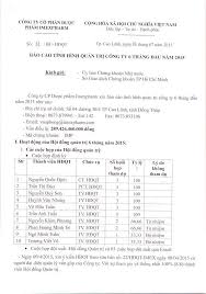 báo cáo tình hình quản trị công ty 6 tháng đầu năm - Người quan sát