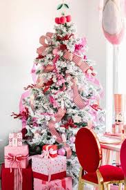 Calgary interior designer christmas christmas table setting ideas for. 10 Best Pink Christmas Trees Gorgeous Pink Tree Ideas For The Holidays