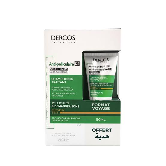 PACK VH DERCOS ANTI-PELLICULAIRES CHV SECS 200ML
