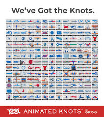 How to make nautical knots for decorations. Animated Knots By Grog Learn How To Tie Knots With Step By Step Animation