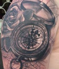 Covering the arm fully and lot of region shaded, this tattoo offers interesting adornment for the men's arms. 100 Awesome Compass Tattoo Designs Cuded