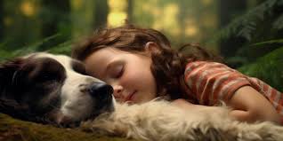 Niña desaparecida en el bosque usa su perro como almohada y es hallada a  salvo