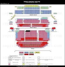Prince Edward Theatre London Seat Map And Prices For Mary