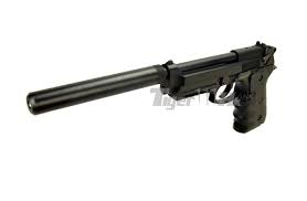 Electric airsoft guns, spring airsoft guns, and gas airsoft guns. Ls M9 Gbb Pistol With Silencer Black Airsoft Tiger111hk Area