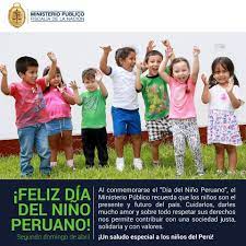 Guardarguardar dia del niño peruano para más tarde. Feli Ministerio Publico Fiscalia De La Nacion Del Peru Facebook